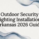 Outdoor Security Lighting Installation: Arkansas 2026 Guide