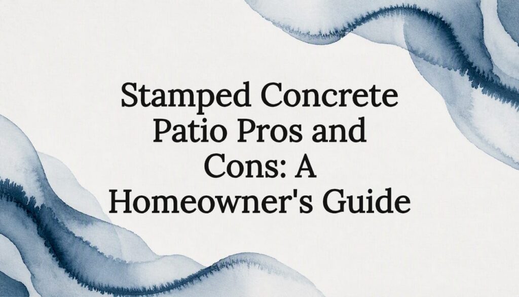 Decorative title card illustration framing text