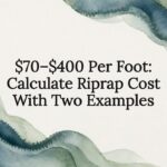 Decorative riprap cost title card