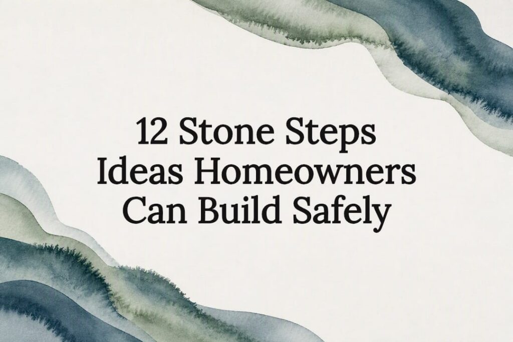 Decorative stone steps article title card