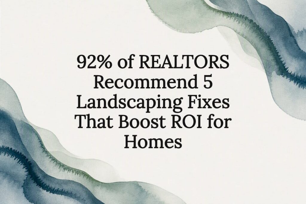 Decorative landscaping ROI title card