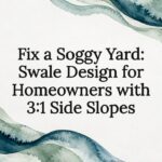 Decorative swale design title card