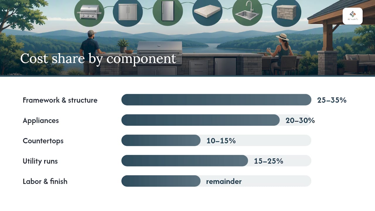 Where the Money Actually Goes: Cost by Component: overview diagram