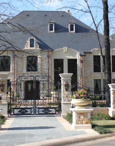 French Chateau in Cut Limestone French Chateau in Cut Limestone, Central Arkansas