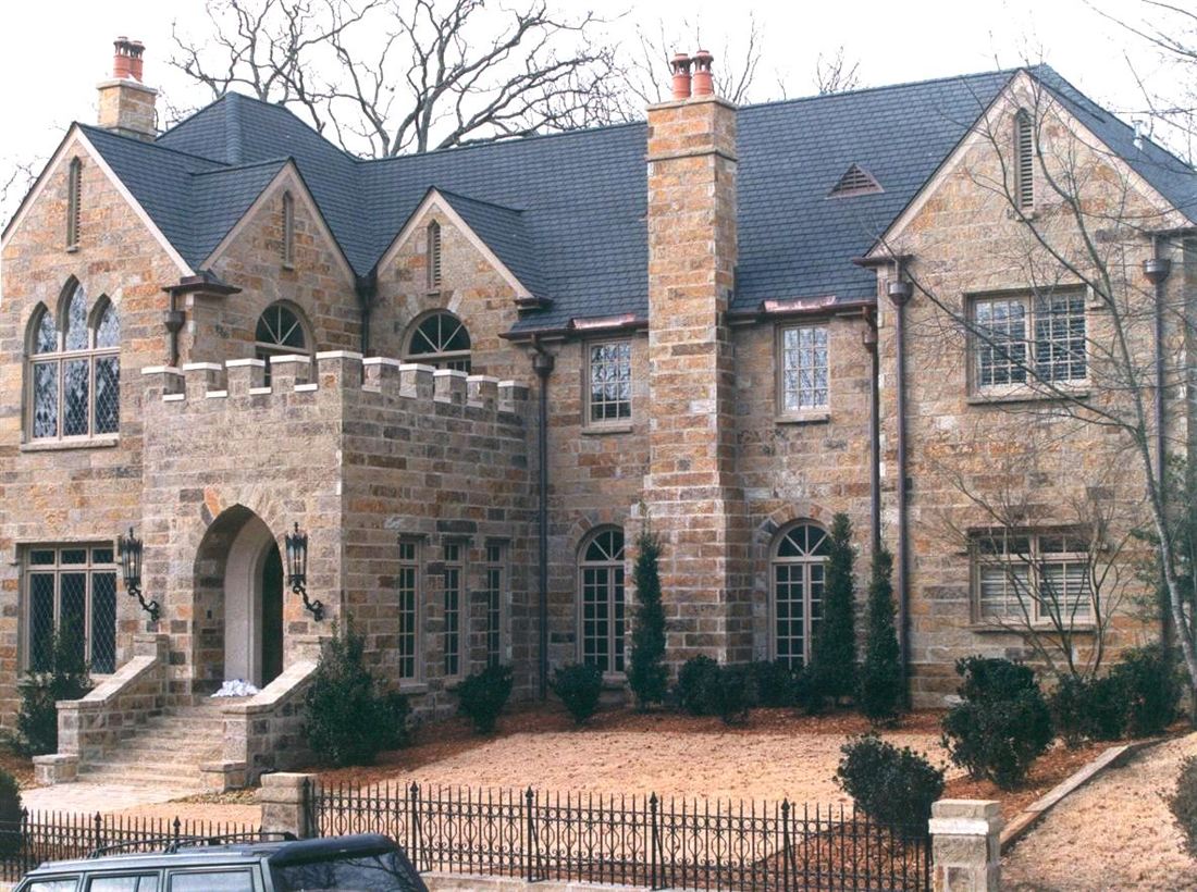 Stone Tudor, with turret