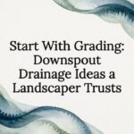 Decorative drainage article title card