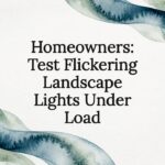 Homeowners: Test Flickering Landscape Lights Under Load