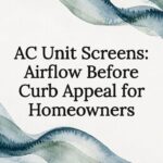 AC Unit Screens: Airflow Before Curb Appeal for Homeowners