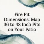 Fire Pit Dimensions: Map 36 to 48 Inch Pits on Your Patio
